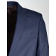 Costum bleumarin slim fit cu caro