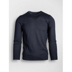 Pulover barbati negru slim fit