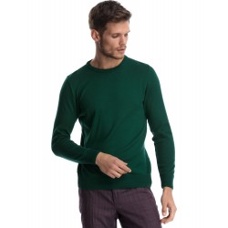 Pulover slim fit verde