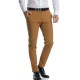 Pantaloni slim galben mustar