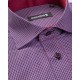 Camasa regular fit cu carouri mici rosii