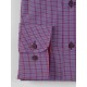 Camasa regular fit cu carouri mici rosii