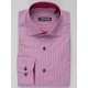 Camasa barbati regular fit cu carouri mici rosii