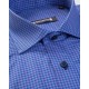 Camasa bleumarin cu caro mov slim fit
