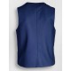 Costum cu vesta slim fit albastru pepit