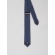 Cravata bleumarin uni ingusta