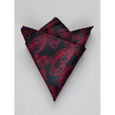 Batista model paisley bleumarin cu  rosu